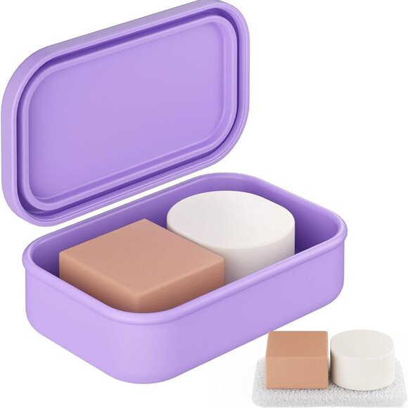 Other - Solid Shampoo Bar Holder, Large Leakproof Travel Soap Case, Silicone Soap Box wi